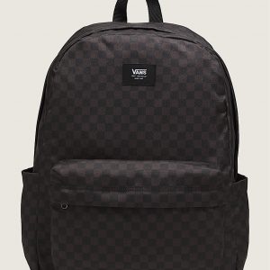 Vans Old Skool Checkerborad Black Charcoal Backpack_